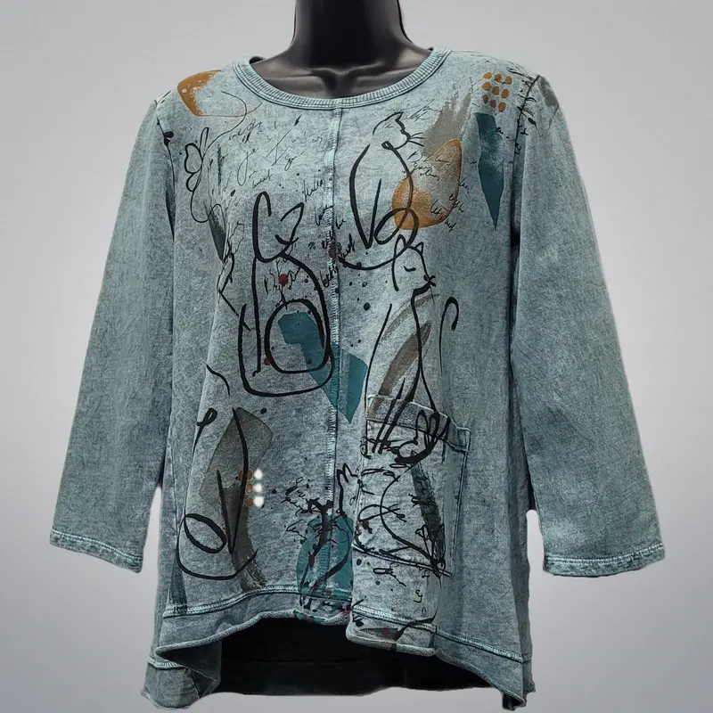 100% Cotton Cat Lover Sweater