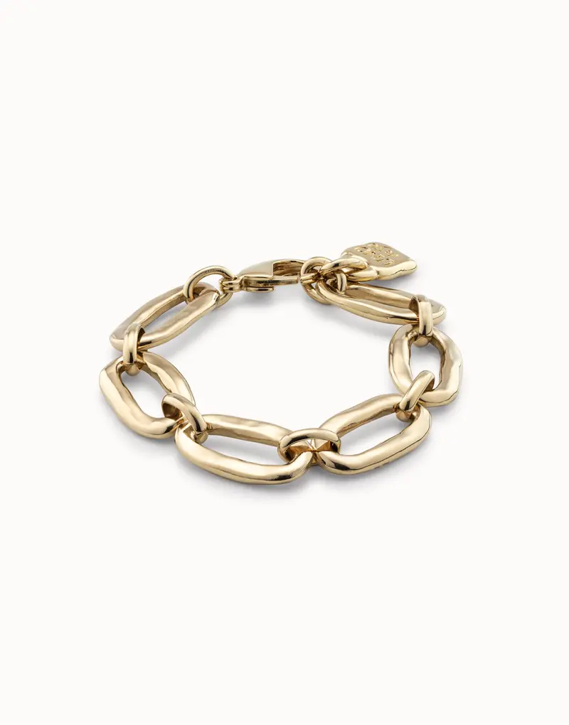 18K Gold-Plated Oval Link Bracelet