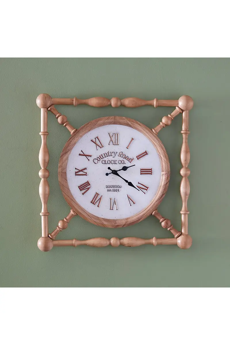 19 x 19 Old Time Country Wall Clock