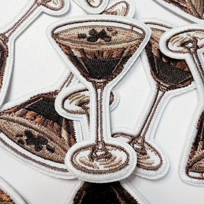 2.5" Espresso Martini - Embroidered Hat Patch