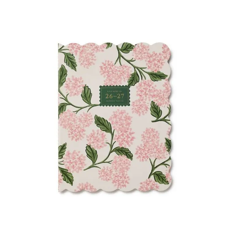 2027 Pink Hydrangea Academic Appointment Planner – 12‑Month