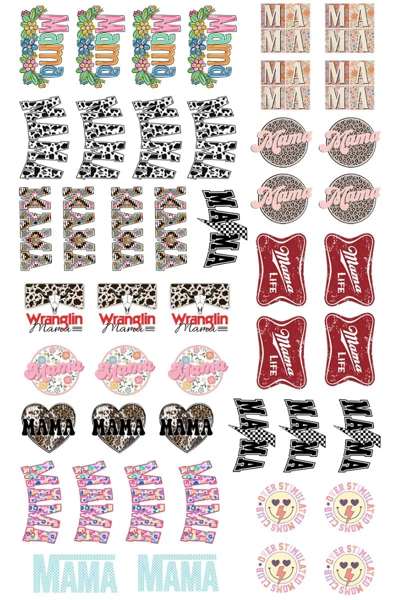 22 x 36 Mama Version 2 Pre-Made Hat Gang Sheet