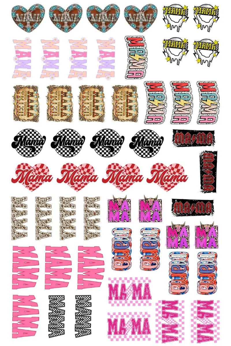 22 x 36 Mama Version 3 Pre-Made Hat Gang Sheet