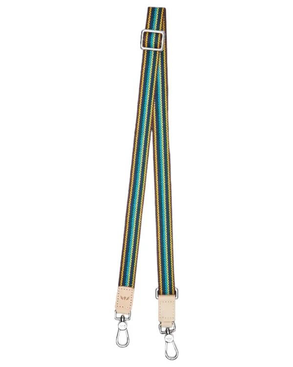 25mm Kiwi Webbing Slim Crossbody Strap