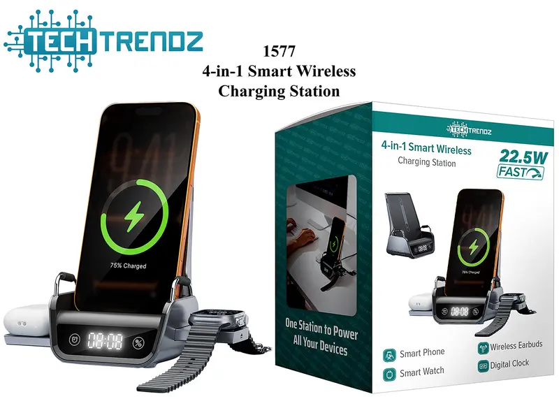 4-in-1 Smart Wireless Charging Station - PREORDER