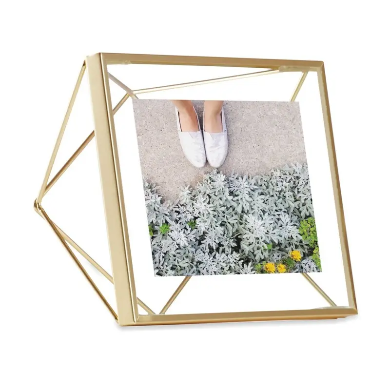 4x4 Prisma Frame - Matte Brass