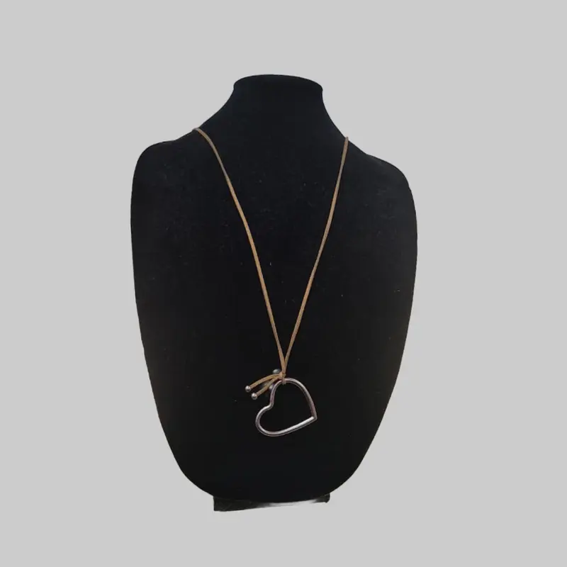 Adjustable Heart Pendant Necklace