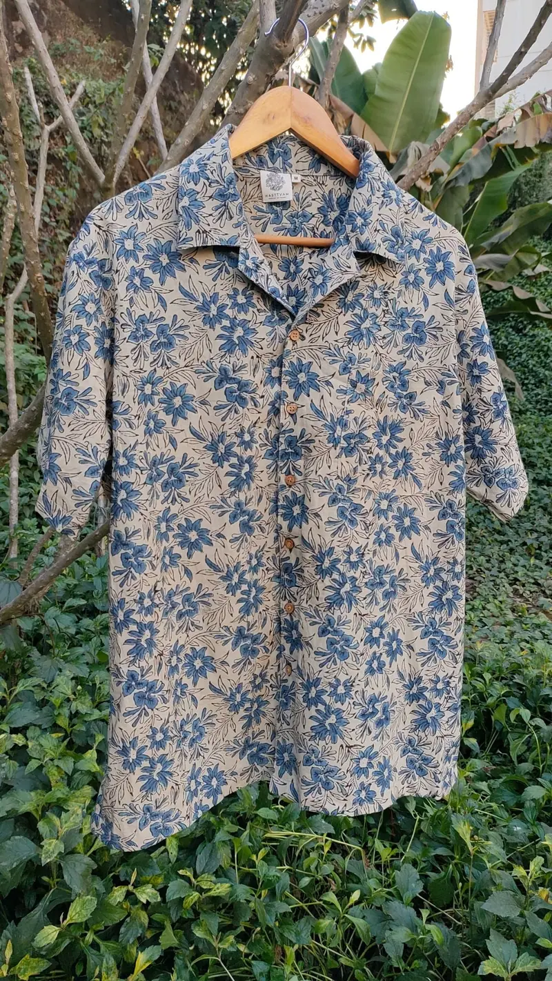 Ajrakh Printed Cotton Shirt