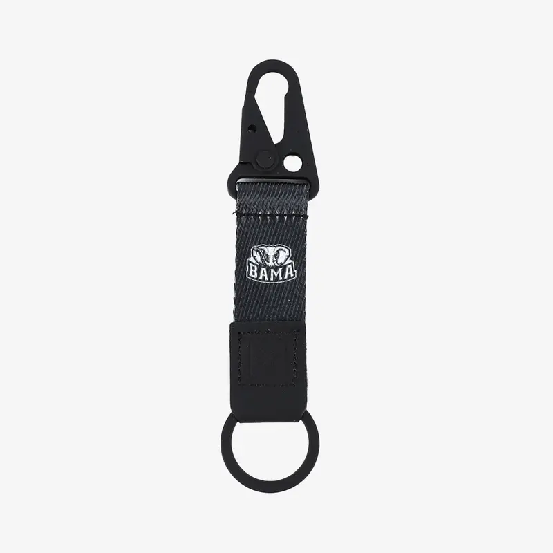 Alabama Black Checker - Keychain Clip