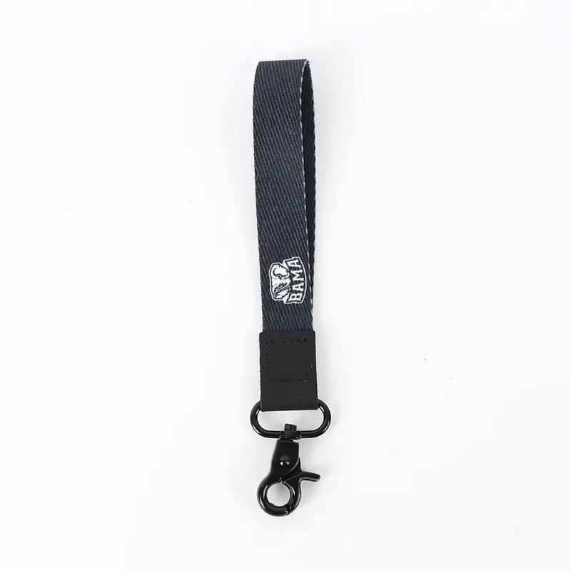 Alabama Black Checker - Wristlet Keychain