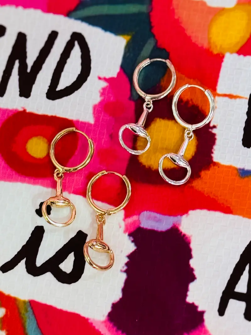 Alix Horse Bit Earrings - 2 Styles