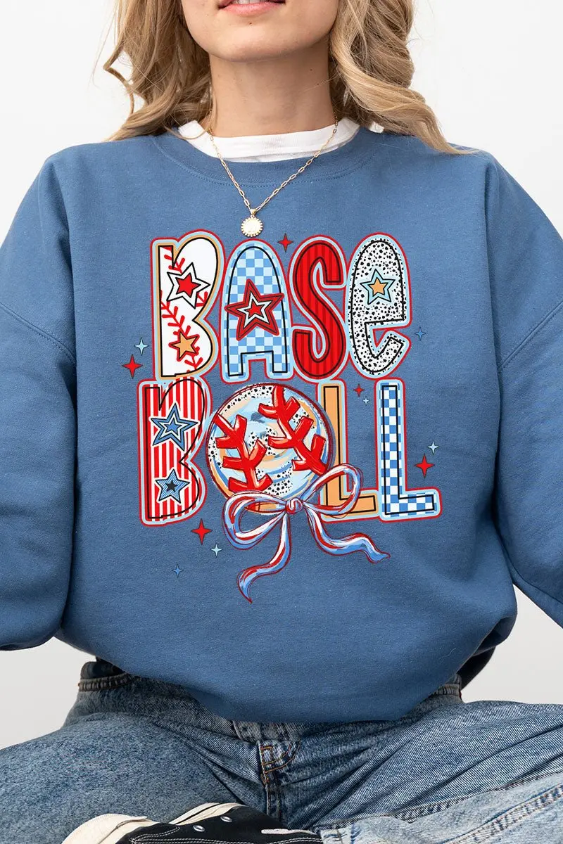 All Things Baseball Doodle Heavy-weight Crew Sweatshirt
