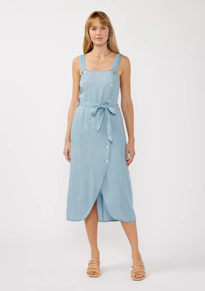 Alva Buttoned Tencel Dress