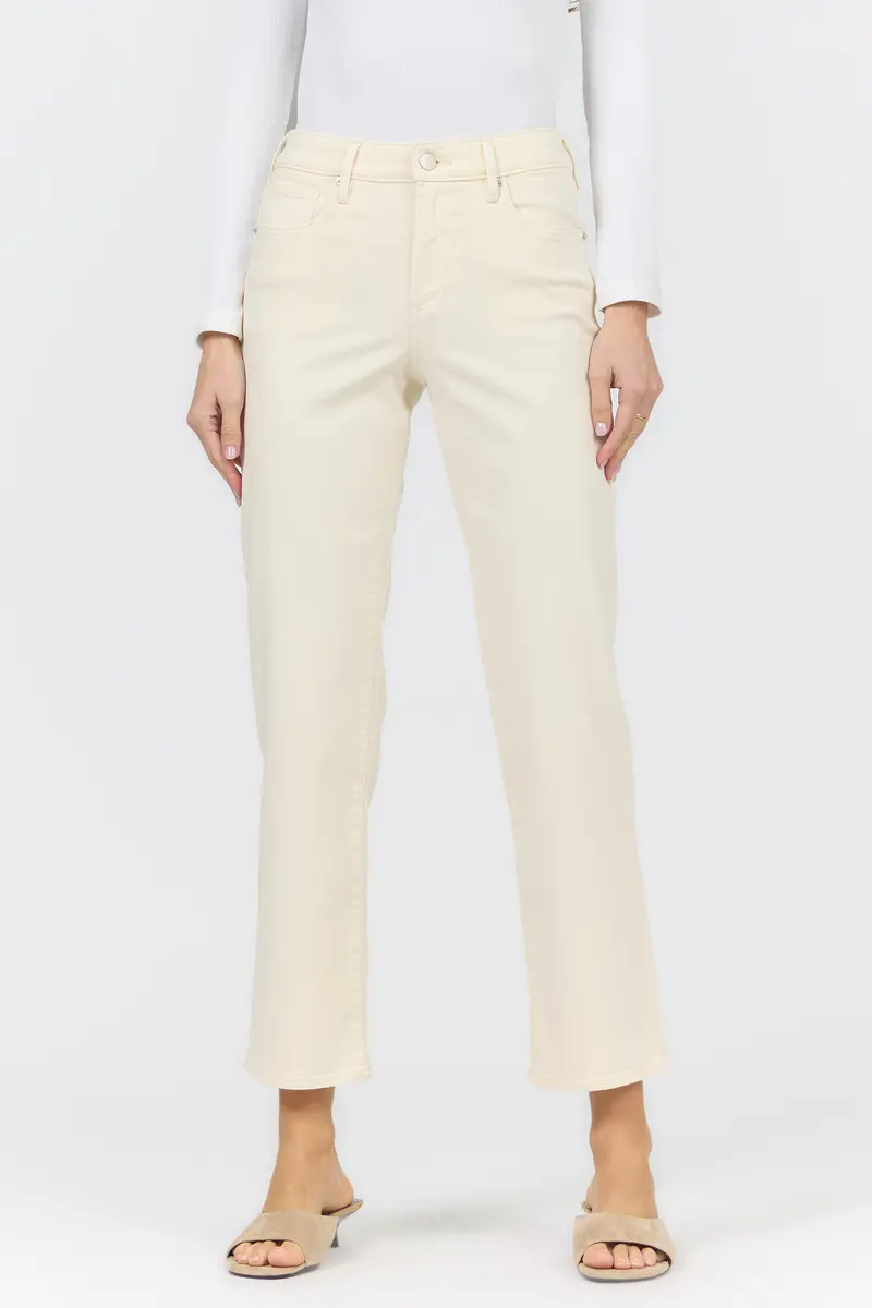 Anika Straight Leg Jean in Wheat