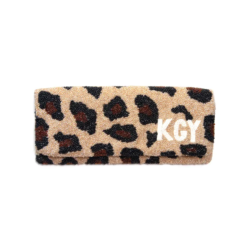 Animal Clutch with Initials