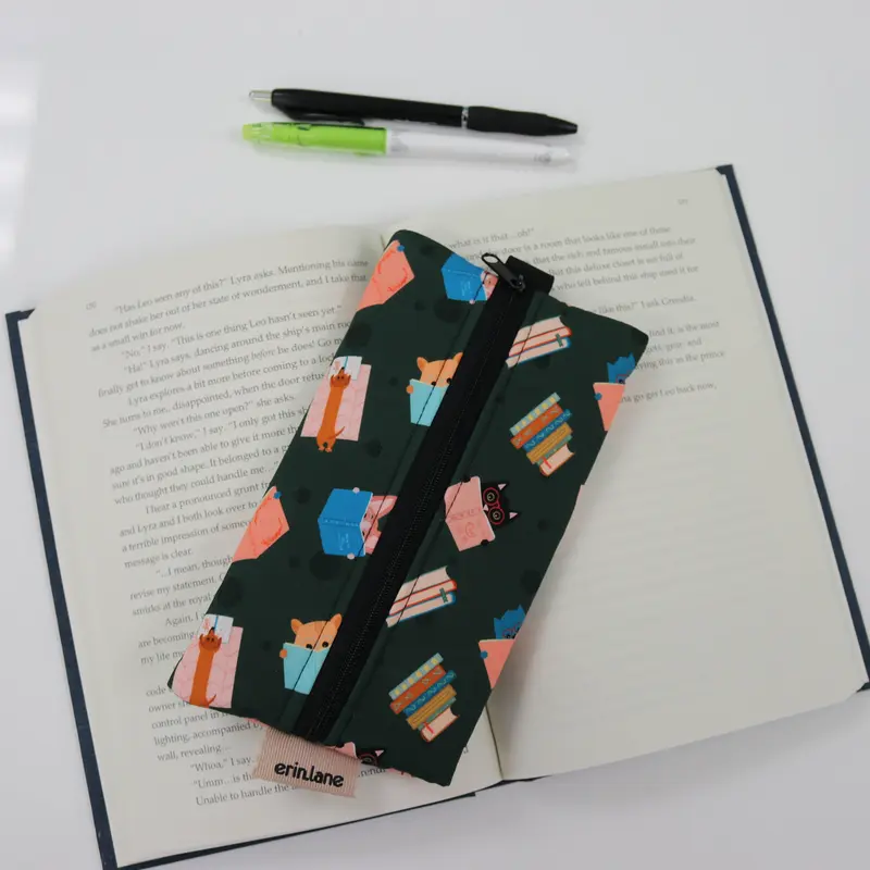 Annotation Pouch Pen Case in Pup Fiction