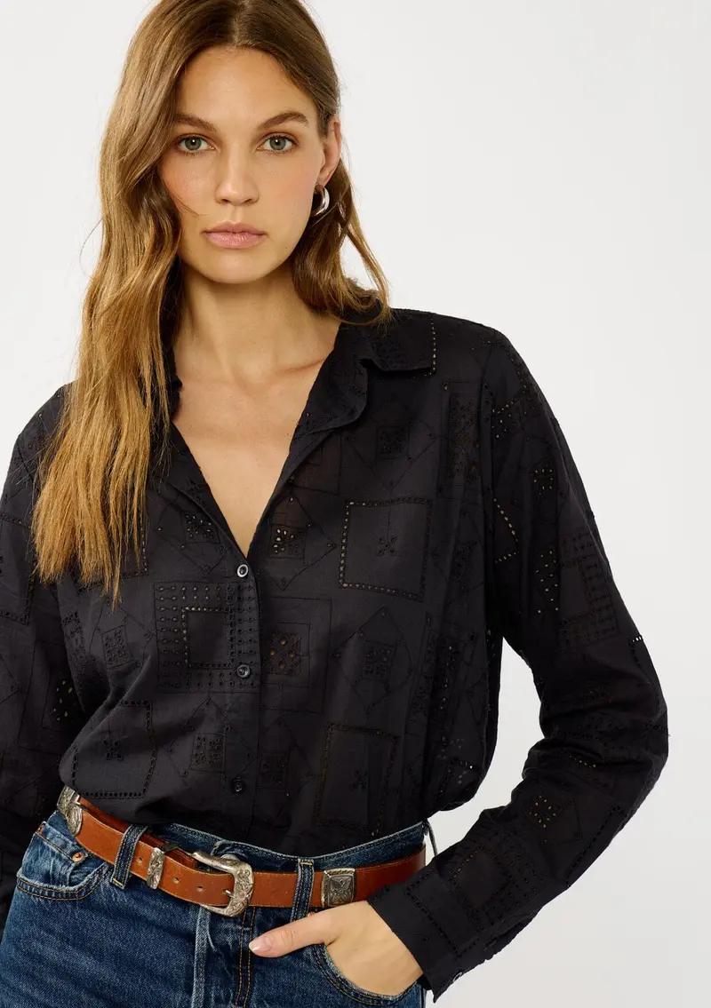 Anya Eyelet Shirt