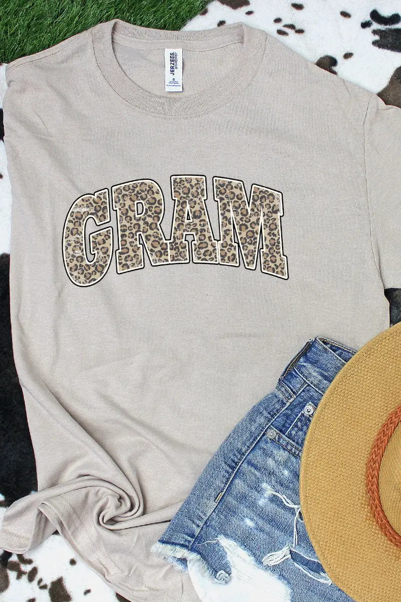 Arched Gram Leopard Dri-Power 50/50 Tee