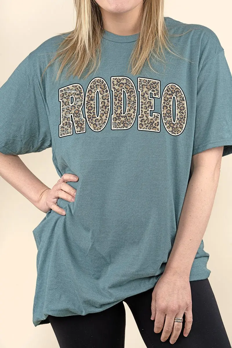 Arched Rodeo Leopard Perfect-T Shirt