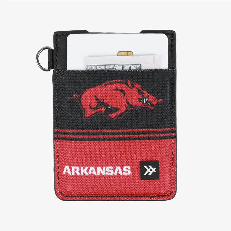 Arkansas Black - Vertical Leather Wallet