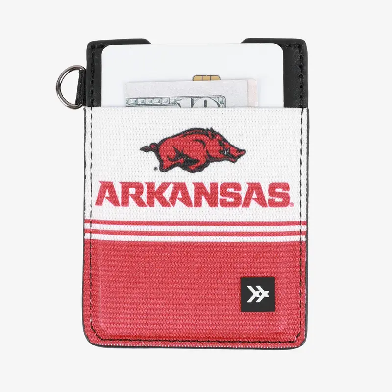 Arkansas White - Vertical Leather Wallet