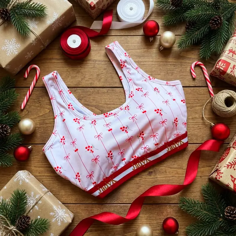 Arya Bralette | Christmas Prints | Jady - PREORDER