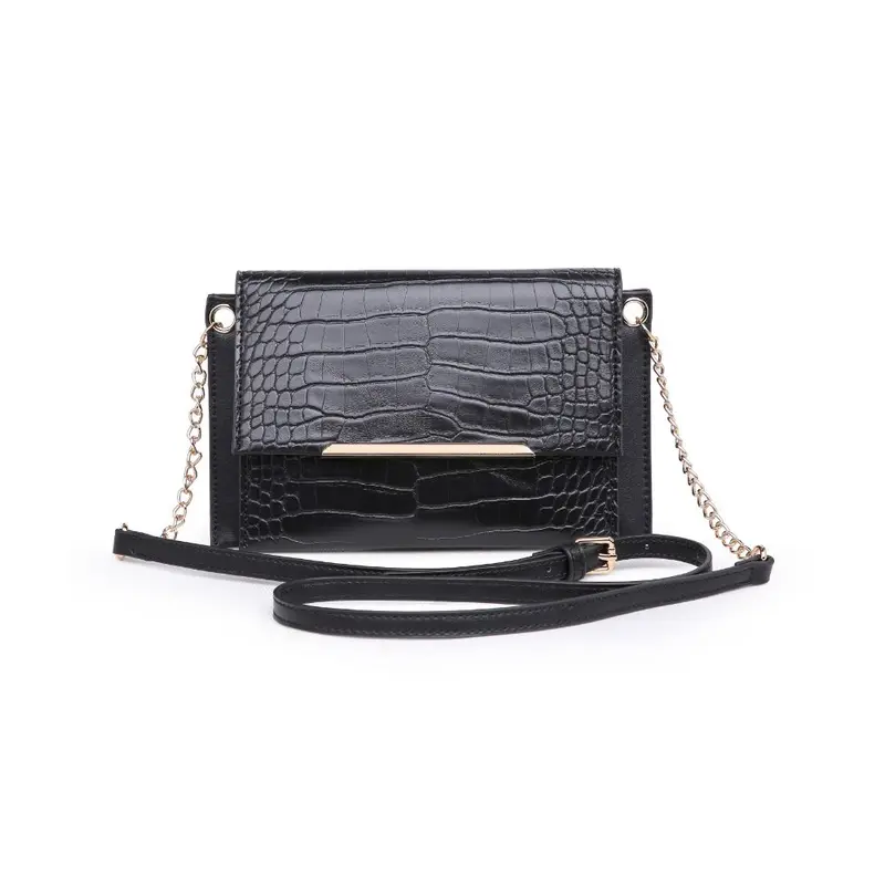Asher Croc Crossbody