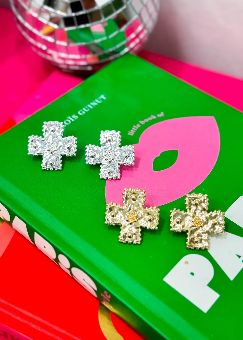 Ashlee Cross Earrings - 2 Styles - FINAL SALE