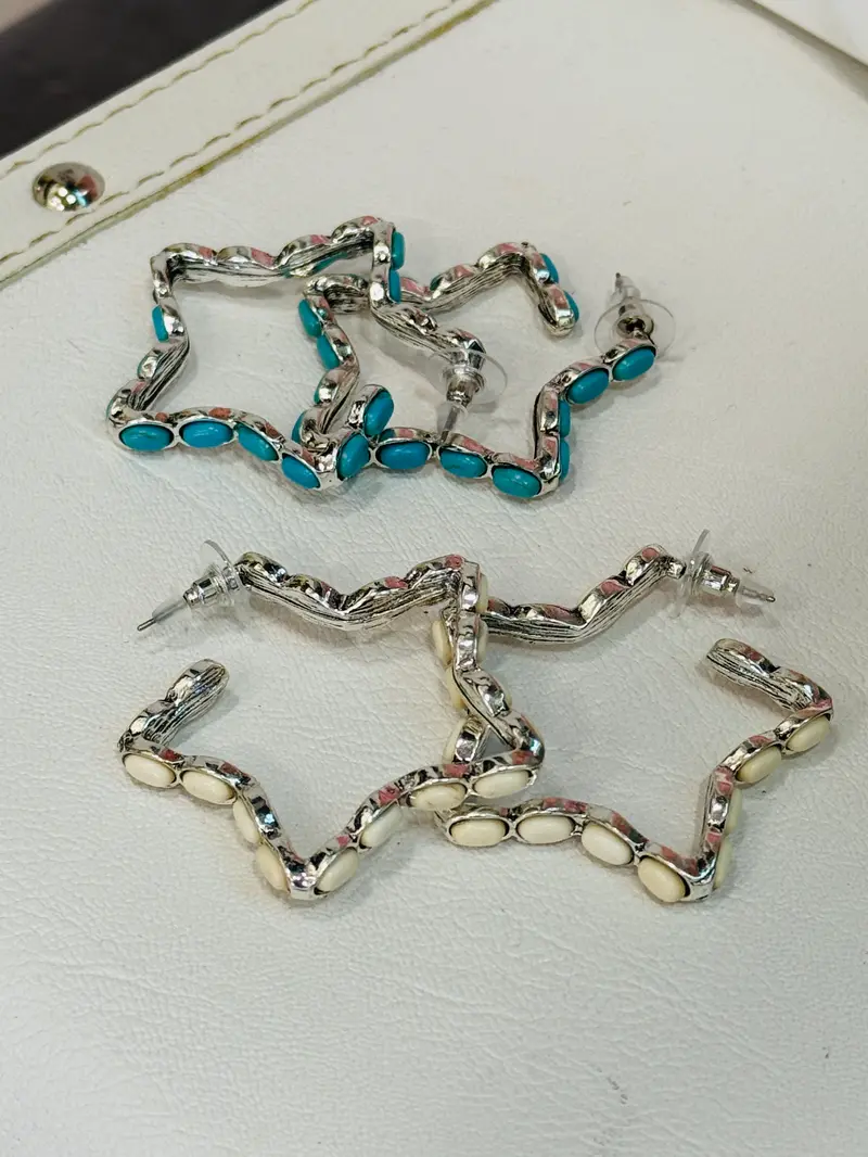 Ashley Bubble Star Earrings - 2 Styles