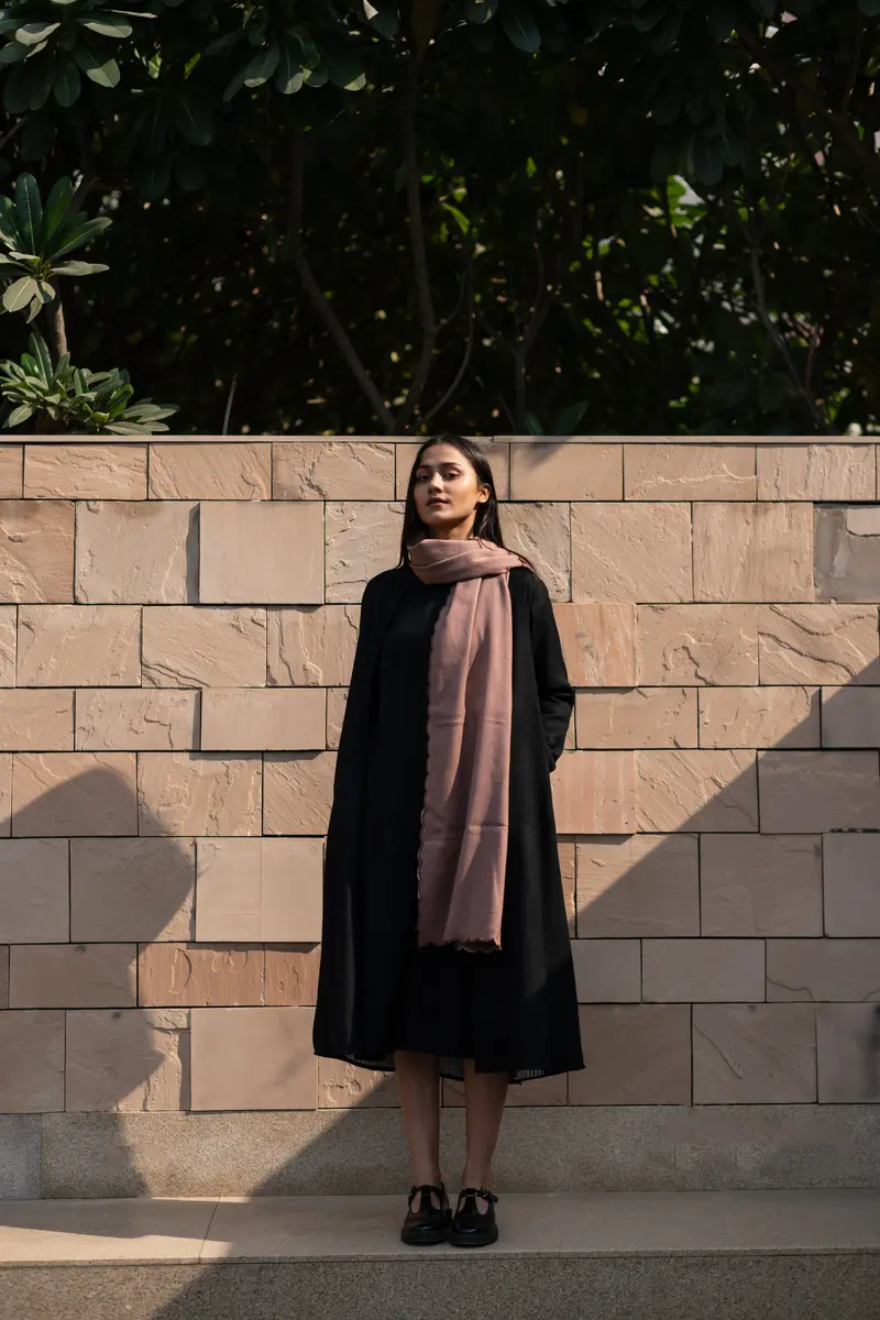 Aubergene Merino Wool Stole