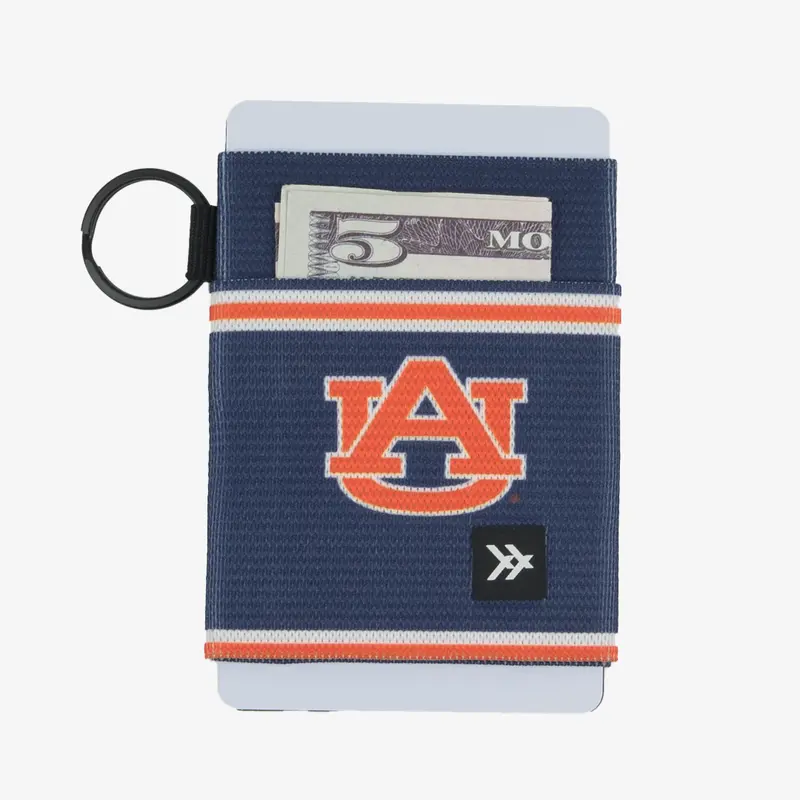 Auburn Stripe - Elastic Wallet