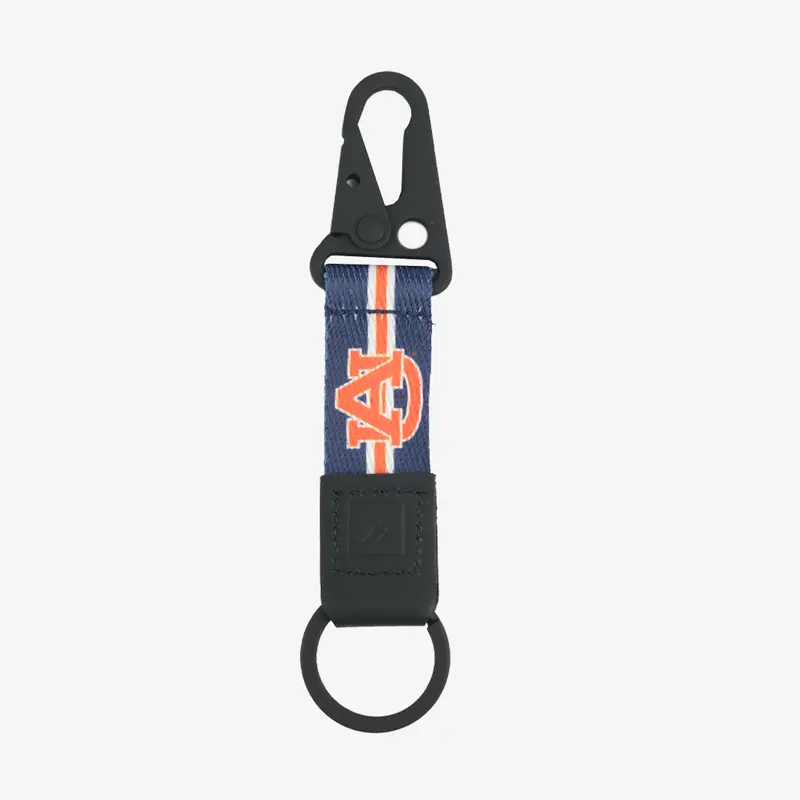 Auburn Stripe - Keychain Clip