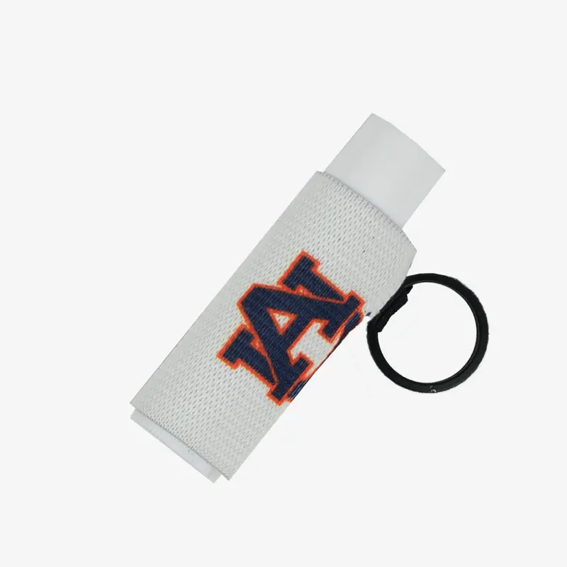 Auburn White - Chapstick Holder Keychain