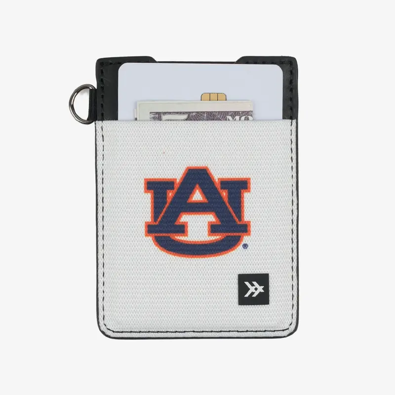 Auburn White - Vertical Leather Wallet