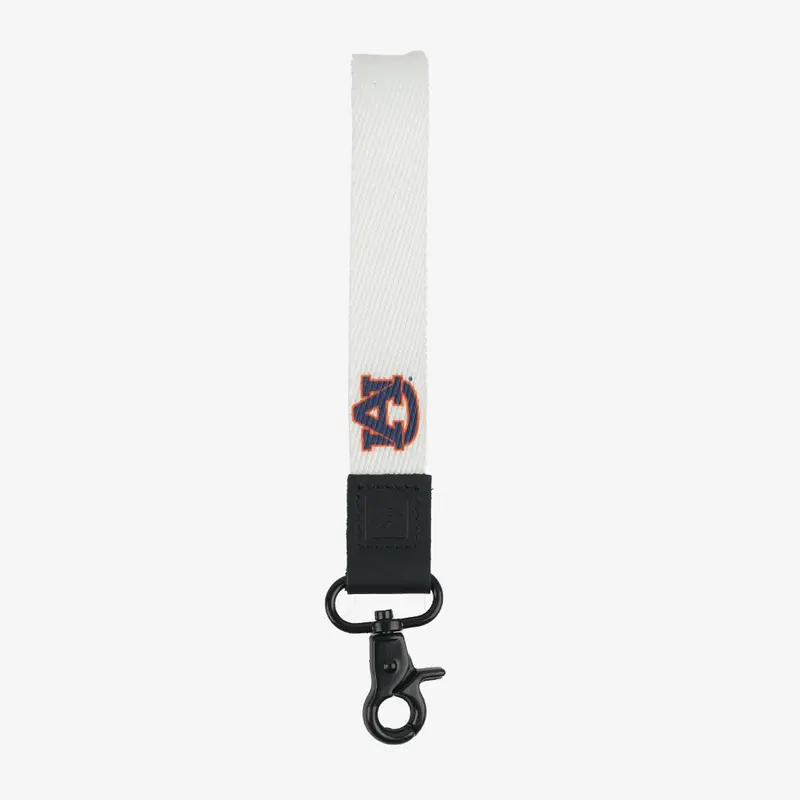 Auburn White - Wristlet Keychain