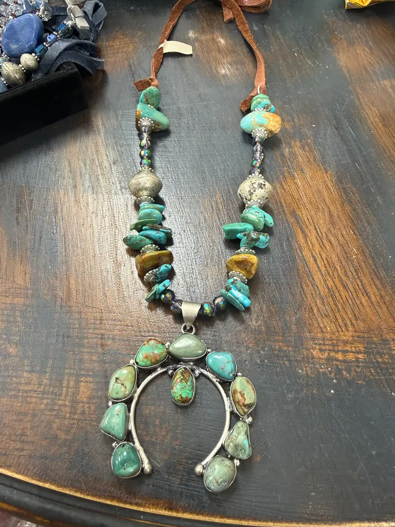 Authentic Turquoise Naja Necklace - PREORDER