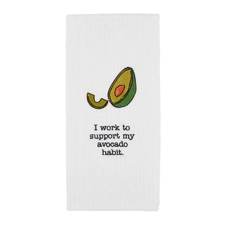 Avocado Circa Waffle Towels by Mudpie