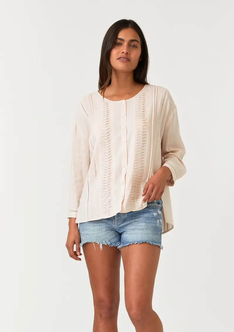 Ayla Pleated Blouse