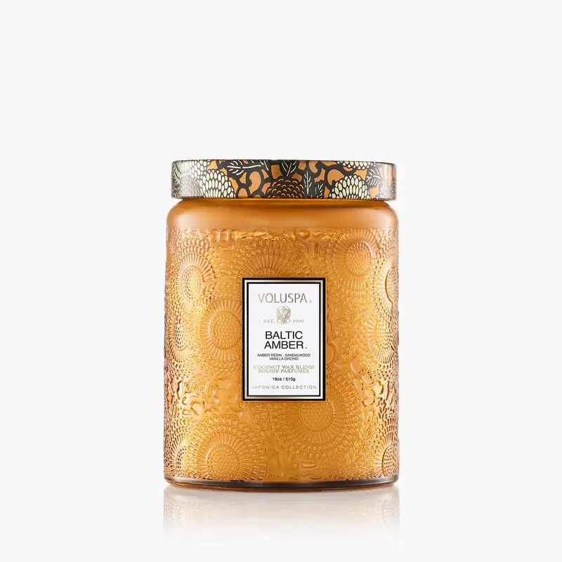 Baltic Amber Large Jar Candle