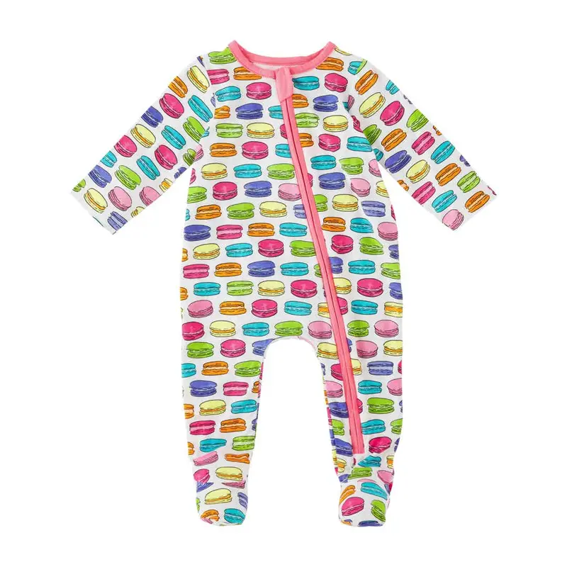 Bamboo Macaroon Sleeper by Mud Pie
