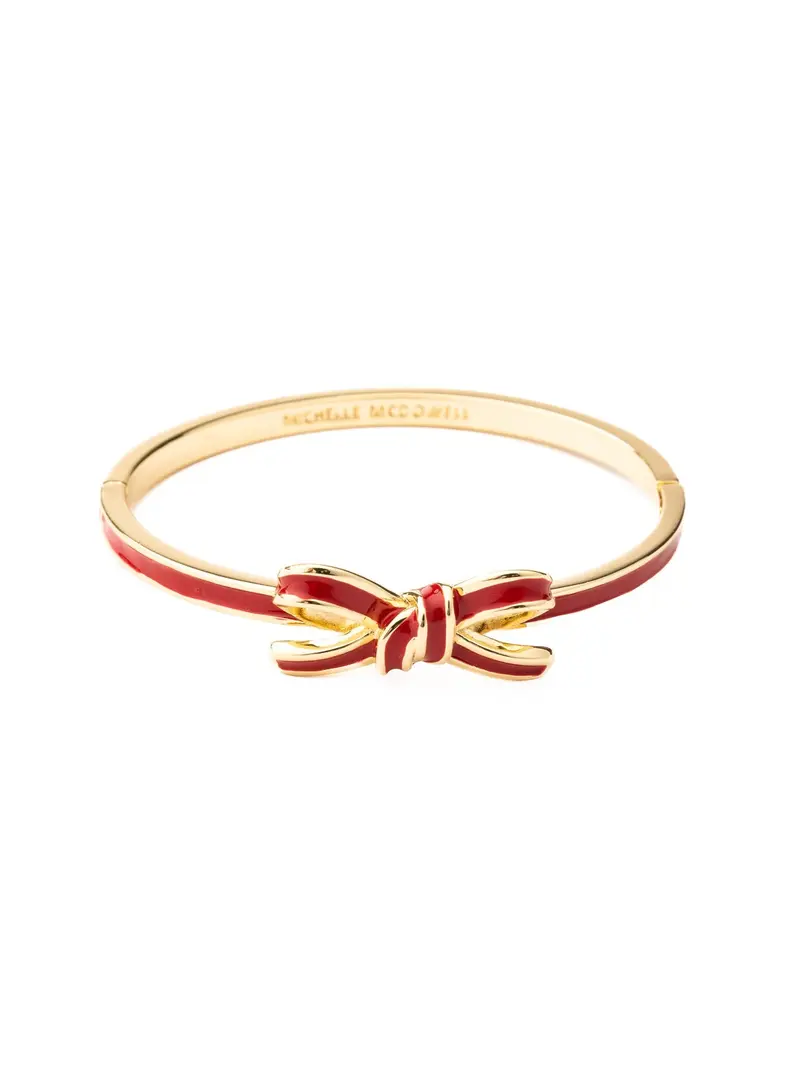 Bangle Luxe Bow Red by Michelle McDowell