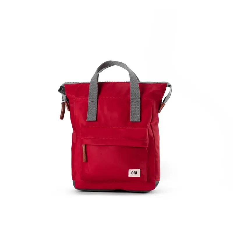 Bantry B Small - Sustainable Recycled Nylon Backpack - Cranberry