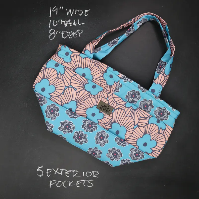 Barrel Tote Bag in High Dive