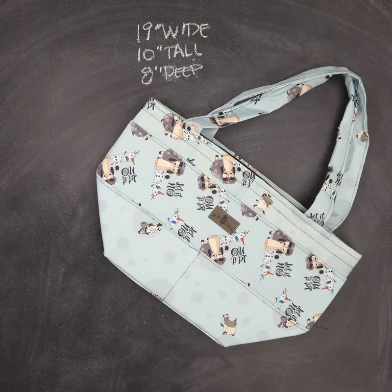 Barrel Tote Bag in Larry "Let it No"