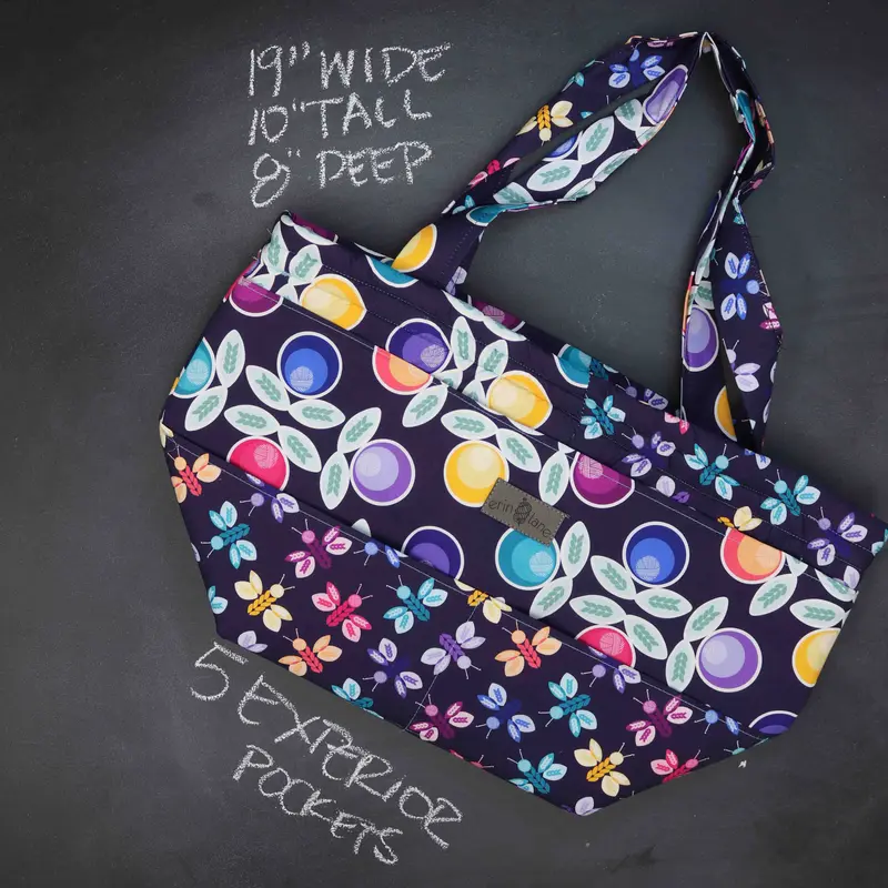 Barrel Tote Bag in String Theory