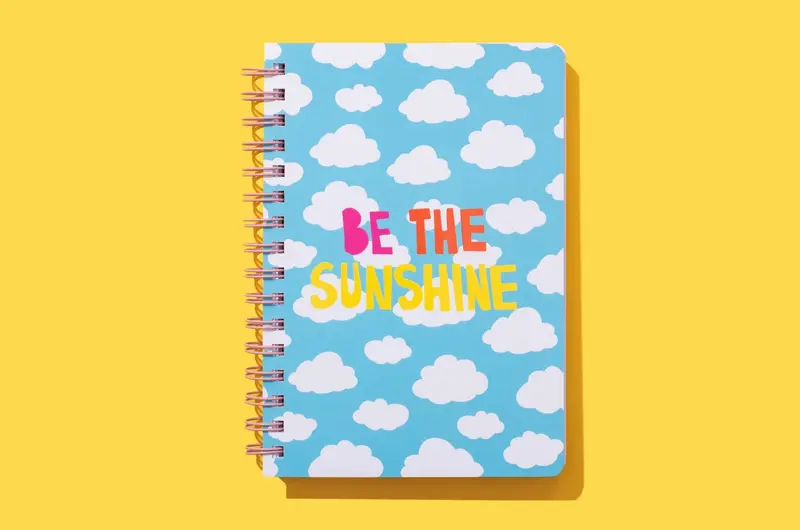 Be the Sunshine Spiral Notebook