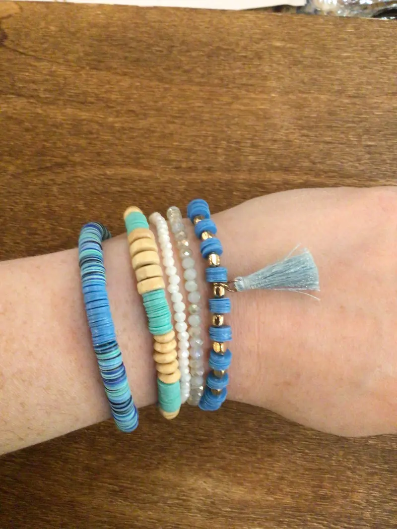 Beach bracelet stack