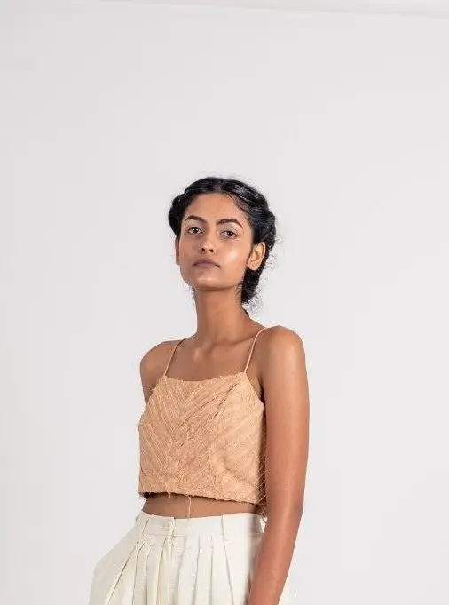 Beige Cotton Blouse