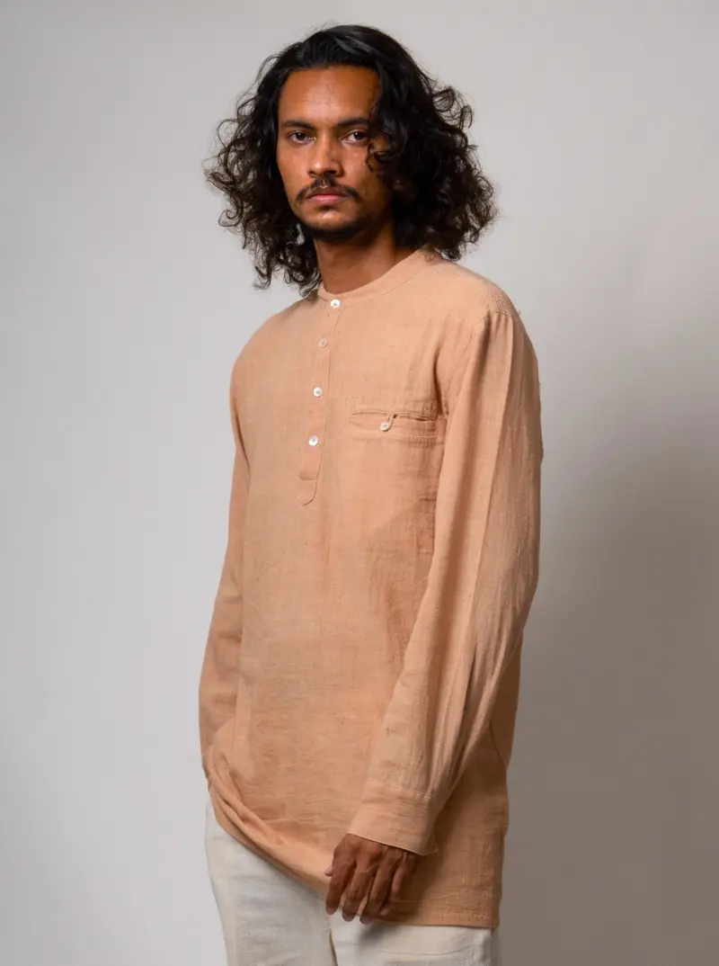 Beige Cotton Shirt