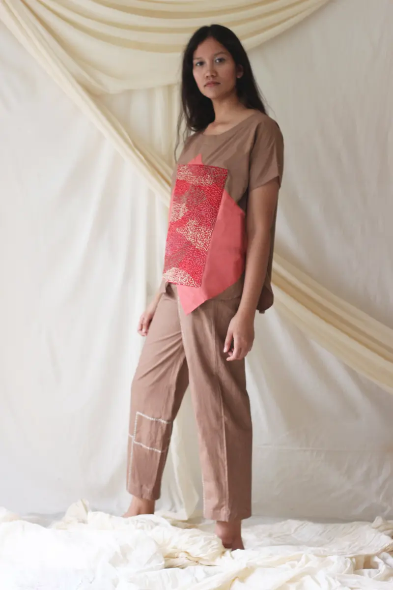 Beige Embroidered Complete Set